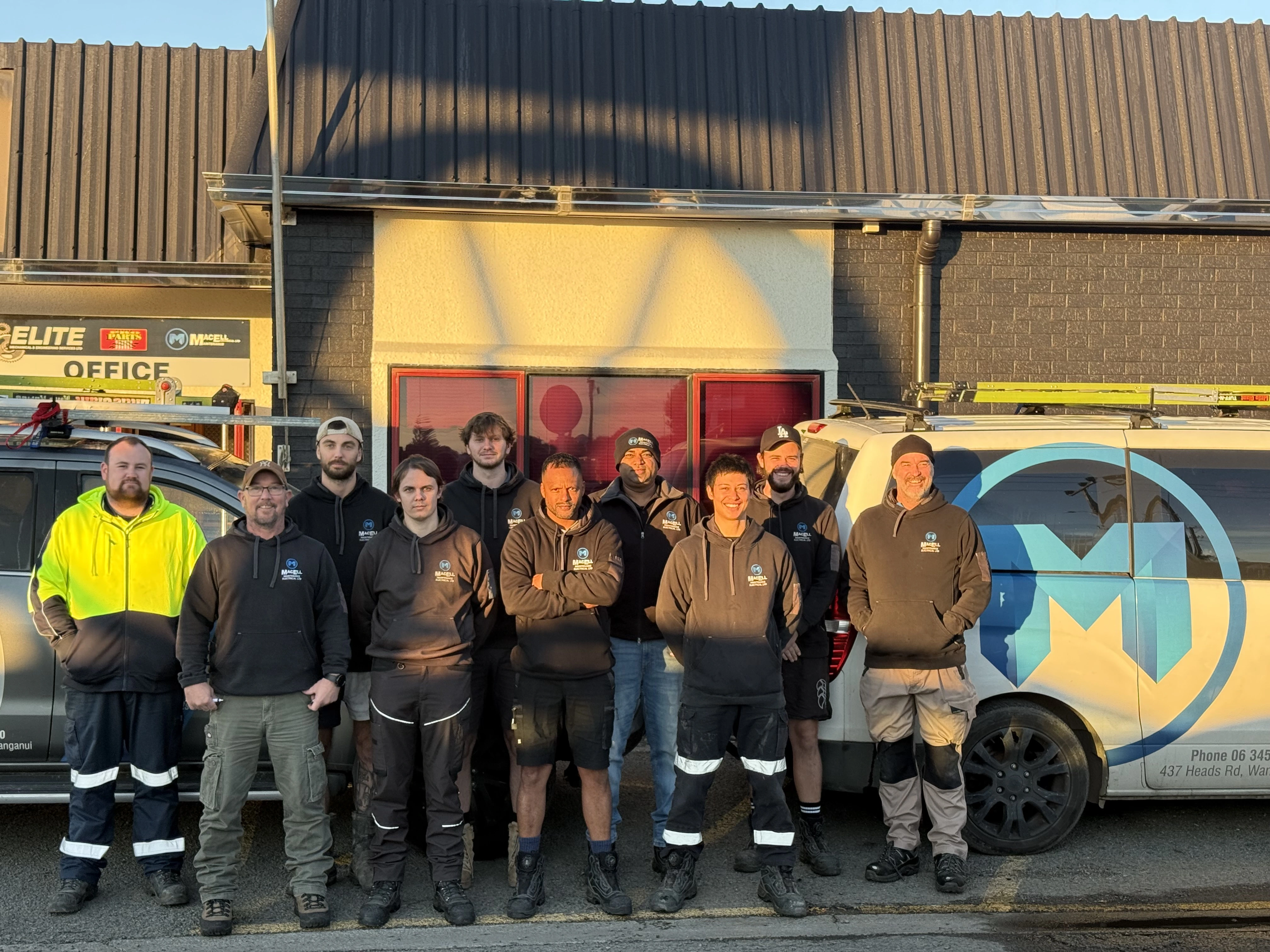 Macell Electrical team at work